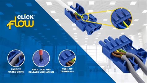 click flow junction box|cpc click flow connectors.